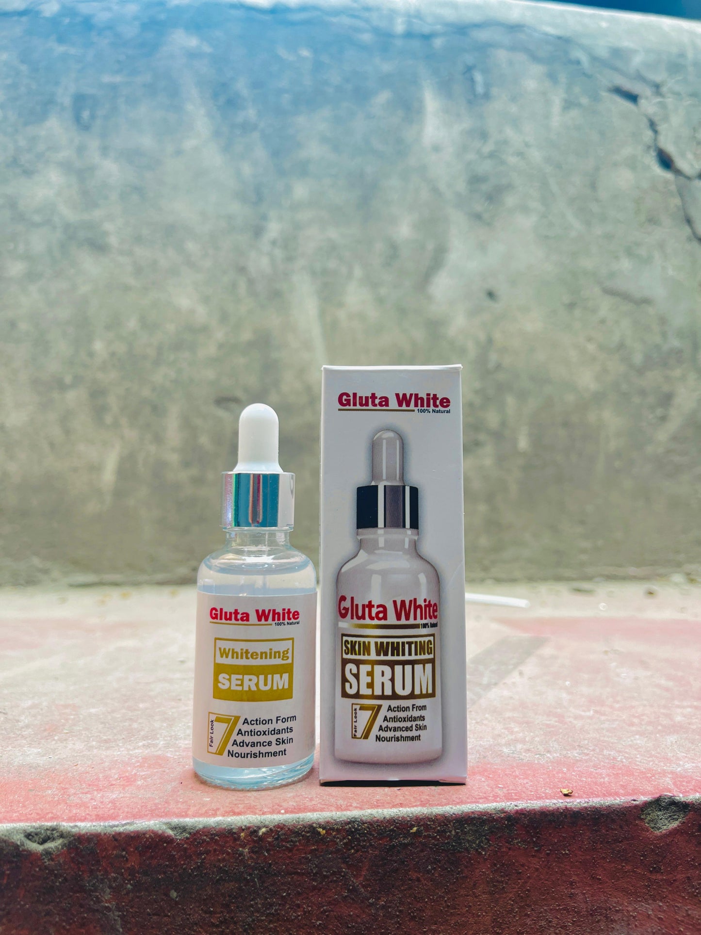 Gluta White Face Glowing Serum |  Glutathione-Based Brightening | Hydration & Antioxidant Protection 30 ml