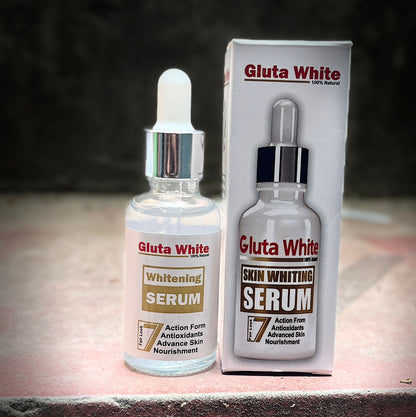 Gluta White Face Glowing Serum |  Glutathione-Based Brightening | Hydration & Antioxidant Protection 30 ml