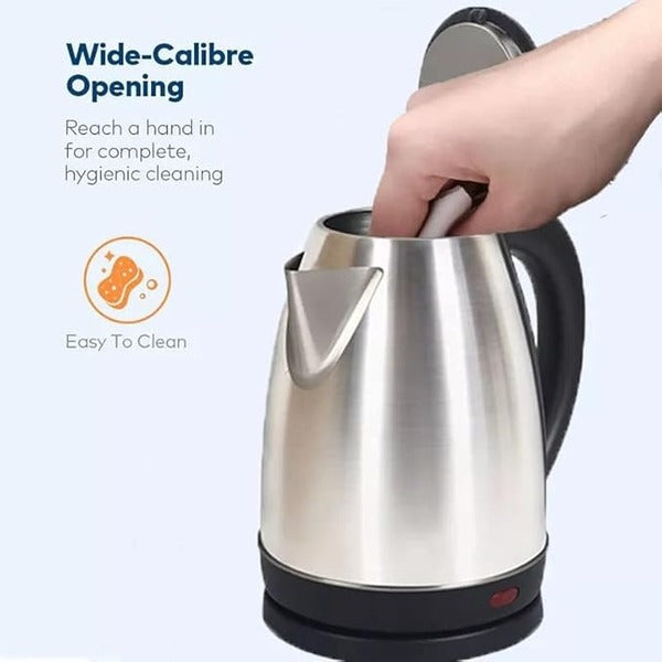 Automatic Electric Kettle 2.0L – Stainless Steel Hot Water Boiler With Auto Shut-Off, LED Display