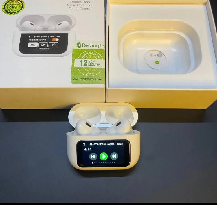 AirPods A9 Pro – ANC & ENC Noise Reduction, Touch Control, Boosted Bass, Wireless Earbuds for Android & iOS